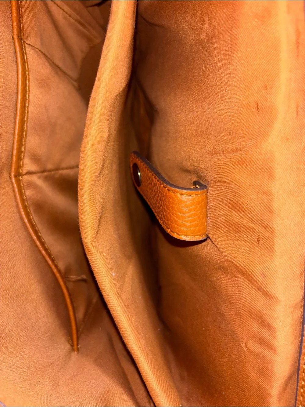 Joan & David Cognac Brown Men's Leather Backpack